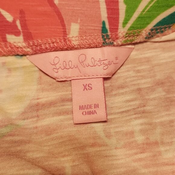 Lilly Pulitzer "Marnie" Maxi Skirt or Tube Dress w/ Flamingos Print Size XS - Picture 8 of 10